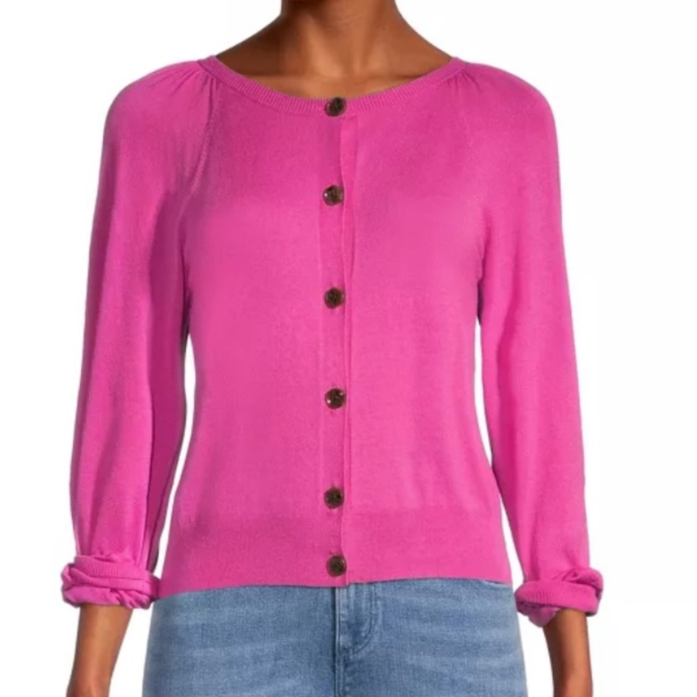 Ann Taylor ballooned sleeve cardigan
